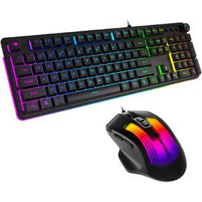 iBUYPOWER Chimera KM10 RGB Gaming Keyboard and Mouse Combo - Black in Kuwait