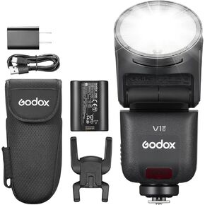 Godox V1 MID C for Canon, 55W Round Head Flash for Wedding/Event in Saudi Arabia