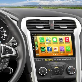 4+64G Car Stereo Android 13 for Ford 2013-2019 Fusion Mondeo, 9 Inch IPS Touch Screen Car Radio with Wireless Carplay/Android Auto,GPS, WiFi, Bluetooth,FM, Support DVR/DSP in Saudi Arabia
