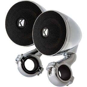 KICKER PSM 3 بوصة (76 مم) نظام POWERSPORTS الصغير المغلق المقاوم للطقس؛ كروم؛ 4-OHM، متوافق مع RoHS (متجدد) in Kuwait