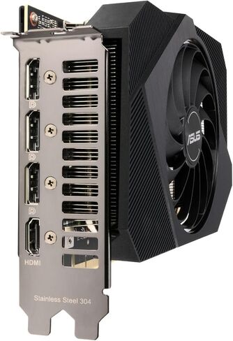 ASUS Phoenix NVIDIA GeForce RTX 3050 Gaming Graphics Card - PCIe 4.0, 8GB GDDR6 Memory, HDMI 2.1, DisplayPort 1.4a, Axial-tech Fan, Protective Backplate, Dual Ball Fan Bearings, Auto-Extreme (Renewed) in Saudi Arabia