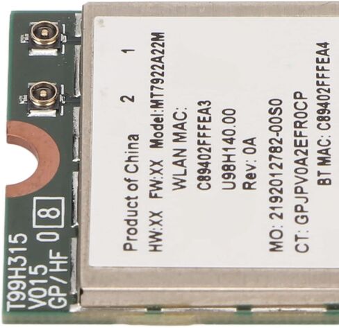 WiFi 6E Wireless Network Card with Band 5400Mbps Speed, M.2 NGFF Adapter for Laptop with 5.2 and MU MIMO Support for 10/11 in Saudi Arabia