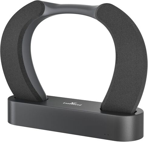مكبر صوت تلفزيون LARKSOUND يمكن ارتداؤه لكبار السن، شريط رقبة لتحسين الصوت، لا حاجة إلى بلوتوث، قاعدة إرسال التوصيل والتشغيل، 3 أوضاع EQ، HDMI/بصري/AUX، هدية سهلة الإعداد للآباء in Kuwait