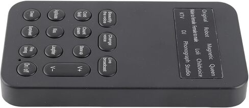 PhoneComputer Sound Changer 12 Voice BeautificationEntertainment Functions Mini Sound Card Lithium Battery 300mAh Black 1xSound Changer for Live BroadcastTricky in Kuwait