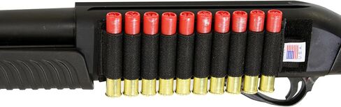 Trinity 10-Round Shell Carrier لـ Mossberg SA-410 تركيا .410 Bore - حقيبة ذخيرة جانبية من النايلون مصنوعة في الولايات المتحدة الأمريكية in Saudi Arabia