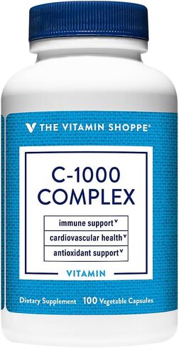 مركب فيتامين شوبي C-1000، 1000 مجم، مضاد للأكسدة يدعم صحة المناعة والقلب والأوعية الدموية (300 كبسولة) in Saudi Arabia