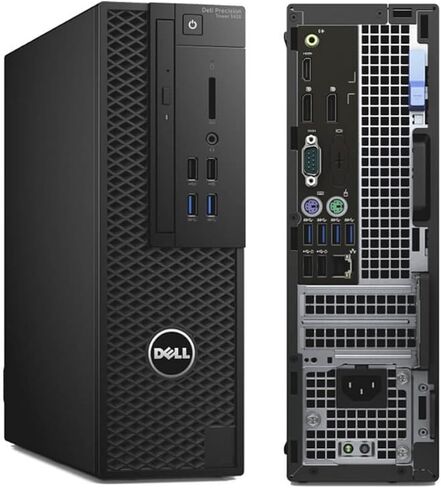 Dell Precision Tower 3420 SFF High-Performance Desktop Computer, Intel Core i5-7500 3.4GHz, 8GB RAM, 256GB Solid State Drive, WiFi, BT, 4K Support, Keyboard & Mouse, Windows 11 Pro 64bit (Renewed) in Saudi Arabia
