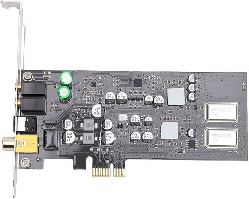 LICAEVEY PCIE Sound Card, Professional HiFi Audio with Dual DACs and Headphone Drivers, Support for CM108AH Master Controller, ES9018K2M DAC, Optical Coaxial Digital Output in Saudi Arabia