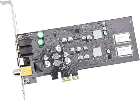 LICAEVEY PCIE Sound Card, Professional HiFi Audio with Dual DACs and Headphone Drivers, Support for CM108AH Master Controller, ES9018K2M DAC, Optical Coaxial Digital Output in Saudi Arabia