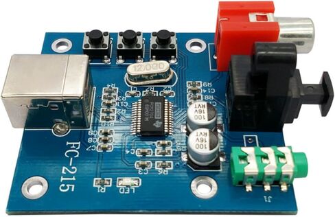 Decoded Module USB Input Coaxial Fiber HiFi Sound Card Electronic Component PCM2704 for Computer Accessories Portable USB Decoded in Saudi Arabia