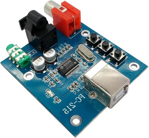 Decoded Module USB Input Coaxial Fiber HiFi Sound Card Electronic Component PCM2704 for Computer Accessories Portable USB Decoded in Saudi Arabia