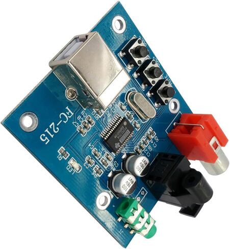 Decoded Module USB Input Coaxial Fiber HiFi Sound Card Electronic Component PCM2704 for Computer Accessories Portable USB Decoded in Saudi Arabia