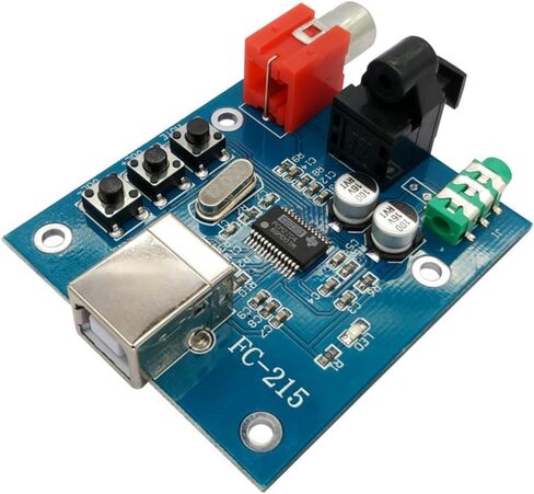 Decoded Module USB Input Coaxial Fiber HiFi Sound Card Electronic Component PCM2704 for Computer Accessories Portable USB Decoded in Saudi Arabia