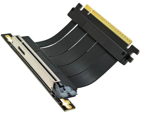 Sintech PCIe 5.0 16X Riser Card, PCI-E Express X16 Extension Cable, Compatible with GTX RTX Radeon Series GPU Card (90Degree 5cms) in Saudi Arabia