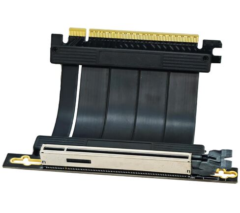 Sintech PCIe 5.0 16X Riser Card, PCI-E Express X16 Extension Cable, Compatible with GTX RTX Radeon Series GPU Card (90Degree 5cms) in Saudi Arabia