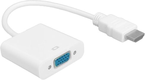 كابل تحويل VGA إلى HDMI متين من RiToEasysports، قدرة قوية مضادة للتداخل للعمل والحياة، محول جهاز عرض أبيض للمسرح المنزلي والمكتب والعروض التقديمية والألعاب in Saudi Arabia