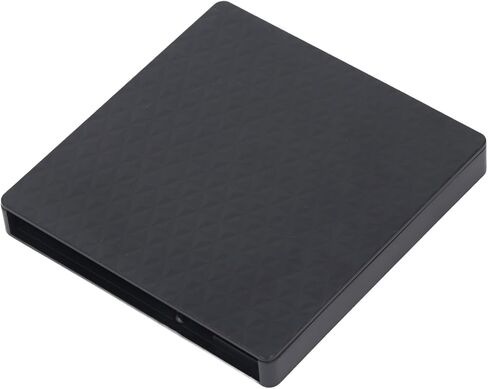 محرك أقراص DVD خارجي من فاباتر، حاوية USB 3.0 رفيعة مقاس 12.7 ملم، محرك أقراص ضوئي من النوع C مع كابل مدمج لأجهزة الكمبيوتر المحمول المكتبية 7 8 10 Vista in Kuwait