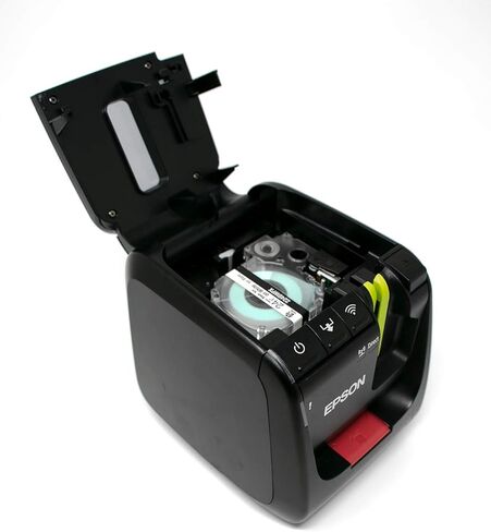 LABELWORKS Epson Studio Labeling Bundle - LW-PX800 Label Maker, 236VSLPX and 224WBPX Tape Cartridges - Black on White Vinyl Self Laminating Overwrap and White on Black Industrial Label Maker Tapes in Saudi Arabia
