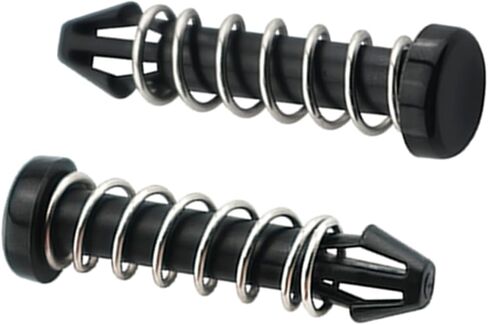 80PCS 18.6mm Radiator Round Head Pins CPU Cooler Mounting Fasteners Plastic Metal 0.73inch/18.6mm for Computer Fan Installation Black in Saudi Arabia