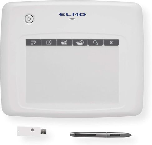 جهاز لوحي القلم اللاسلكي Elmo 1307 موديل CRA-1، قدرة تفاعلية لاسلكية، متوافق مع كاميرات المستندات Elmo، 16 ساعة من وقت التشغيل المستمر، نطاق يصل إلى 49.2 قدم، إيقاف التشغيل التلقائي in Saudi Arabia