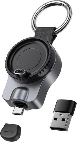 شاحن ساعة محمول SwanScout لساعة Garmin Forerunner، Vivoactive، Fenix، Instinct، Venu، Tactix، Approach، D2، سلسلة Quatix، شاحن سفر محمول USB C وUSB A قابل للدوران، SwanScout 510GM in Kuwait