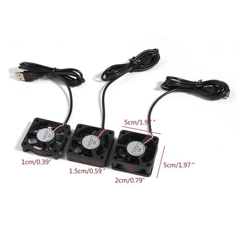 5V USB Connector 4500-5500RPM PC Fan Cooler Heatsink Exhaust CPU Cooling Fan, 50x50mm 5V USB PC Fan Cooler in Saudi Arabia