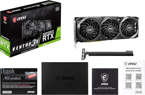 بطاقة رسومات msi Gaming GeForce RTX 3080 10GB GDRR6X 320-Bit HDMI/DP Nvlink Torx Fan 3 Ampere Architecture OC (RTX 3080 Ventus 3X 10G OC) in Saudi Arabia