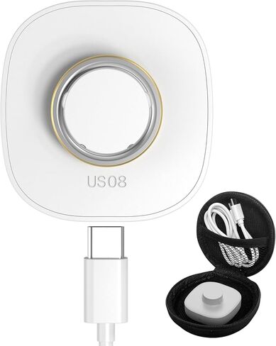 600mAh Wireless Charging Case Compatible with Oura Ring Gen4 Charger Portable Travel Charging Box for Smart Ring, Fast Charging Dock with USB-C Cable (Battery Charger, Size 10) in Saudi Arabia