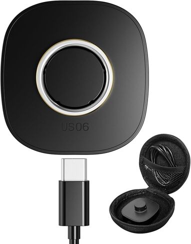 600mAh Wireless Charging Case Compatible with Oura Ring Gen4 Charger Portable Travel Charging Box for Smart Ring, Fast Charging Dock with USB-C Cable (Battery Charger, Size 10) in Saudi Arabia
