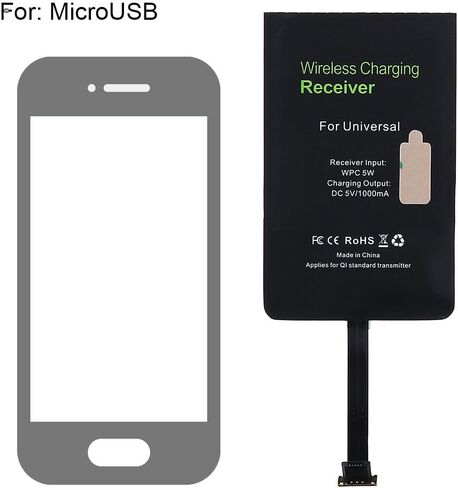 وحدة استقبال شحن لاسلكية عالمية فائقة النحافة 5 فولت 1 أمبير لهاتف أندرويد مع واجهة Micro-USB in Saudi Arabia