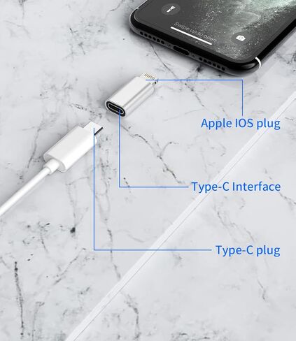 USB C to Lightning Adapter Charger Jack Converter(3Pack)for Apple for iPhone14 Pro Type C Female Lightening Male Adaptor for iPad Connector Charging Cable Port Splitter Android Cord Accessories Dongle in Saudi Arabia