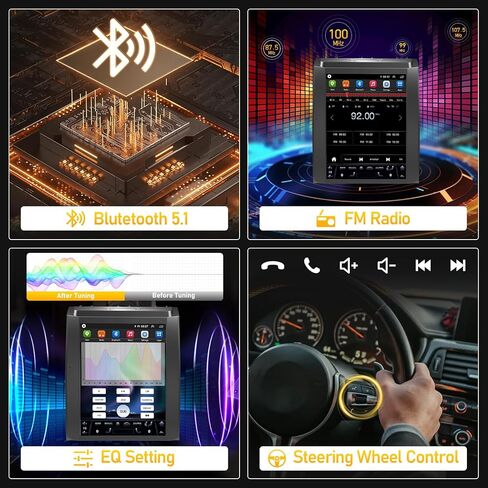 For Ford F150 2015 2016 2017 2018 2019 2020 Upgraded Car Radio KuTaiTai 8-core 4+64GB 12.1Inch Car Stereo for F150 Screen with Carplay, Android Auto, Mirrorlink, GPS, WiFi, Bluetooth, SWC +Rear Camera in Saudi Arabia
