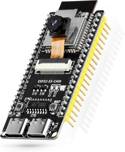 لوحة تطوير ESP32-S3-CAM مع كاميرا OV3660، فلاش 16 ميجابايت 8 ميجابايت PSRAM ESP32-S3-WROOM N16R8 وحدة مع وحدة تحكم دقيقة مزدوجة USB-C WiFi BT MCU لإنترنت الأشياء، MicroPython، مشاريع DIY ومشروع الذكاء الاصطناعي in Kuwait