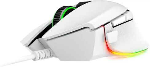 ماوس الألعاب الضوئي السلكي Razer Basilisk V3 مع إضاءة Chroma RBG - أبيض (متجدد) in Saudi Arabia