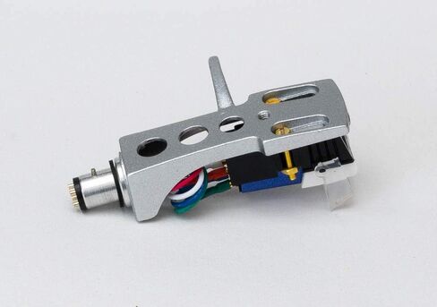 Silver Finish Headshell, Cartridge, Stylus, Drive Belt, Lubricant Refurb Bundle for JVC VL-5, Turntable, Vinyl player, -27 in Saudi Arabia