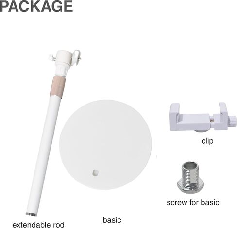 Desktop Stand for NEX Playground Device Phone Security Camera - Adjustable Height Mount with Device Clip, Aluminum Alloy Construction, 1/4" Threading, 30.5-45.5cm in Saudi Arabia