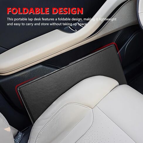 SEWACC Foldable Lap Desk with Adjustable Angles, Bed Table for Laptop and Writing, Car Table Tray for Travel and Home Use in Saudi Arabia