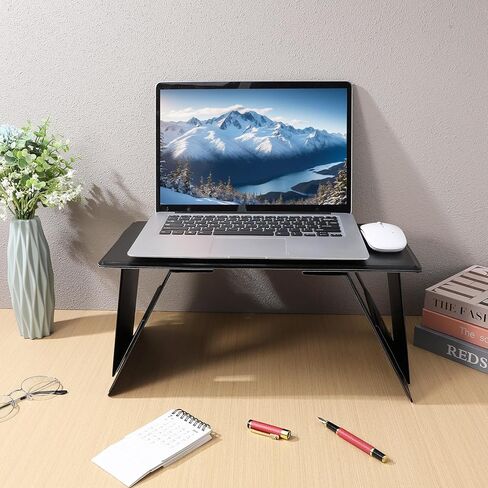 SEWACC Foldable Lap Desk with Adjustable Angles, Bed Table for Laptop and Writing, Car Table Tray for Travel and Home Use in Saudi Arabia