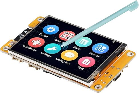 2.8" ESP32 Display ILI9341 Driver with Acrylic Case, 2.8inch ESP32-2432S028R ESP32 Display 240x320 Resistive Touchscreen TFT LCD, ESP32 Development Board for Arduino IDE in Saudi Arabia