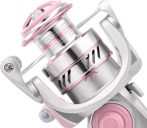 Generation Pink Spinning Fishing Reel – High-Performance 5.2:1 Gear Ratio Spinning Reel with Smooth Inline (Screw-in) Design for Precision Casting & All-Day Comfort in Saudi Arabia