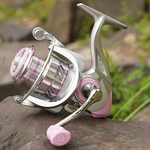 Generation Pink Spinning Fishing Reel – High-Performance 5.2:1 Gear Ratio Spinning Reel with Smooth Inline (Screw-in) Design for Precision Casting & All-Day Comfort in Saudi Arabia