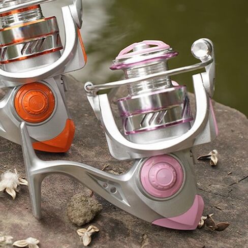 Generation Pink Spinning Fishing Reel – High-Performance 5.2:1 Gear Ratio Spinning Reel with Smooth Inline (Screw-in) Design for Precision Casting & All-Day Comfort in Saudi Arabia
