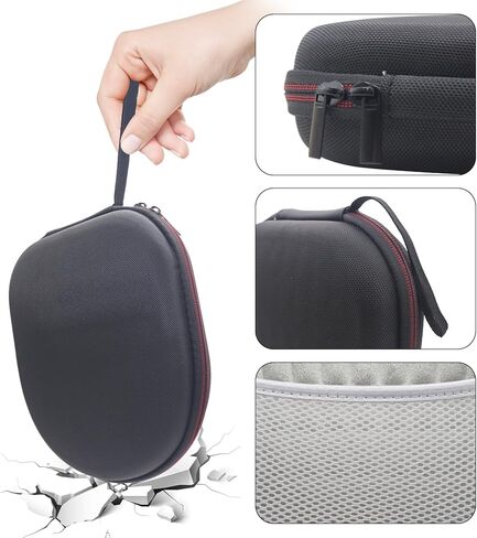 حافظة صلبة لجهاز JBL Tune 510BT 520BT 660BT 670NC 720NC 770NC، مع Sony WH-CH510N WH-CH520 WH-CH720، حافظة سماعة رأس لاسلكية لإلغاء الضوضاء مع تخزين الكابل in Kuwait