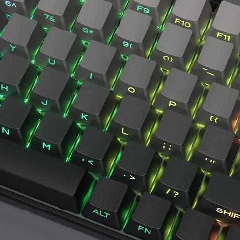 أغطية مفاتيح PBT 60 65 75 100 بالمائة، تألق مزدوج من خلال أغطية المفاتيح، مجموعة 133 مفتاحًا باللون الرمادي المتدرج، ملف تعريف OEM، نمط بسيط للوحة مفاتيح Cherry Gateron MX Switch in Saudi Arabia