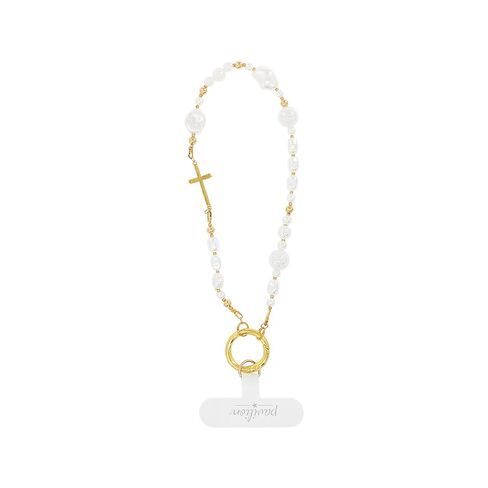 Pavilion Gift Company - Cross - Beaded Hands-Free Wrist Phone Strap Religion Religious Faithful Wristlet Accessory in Saudi Arabia