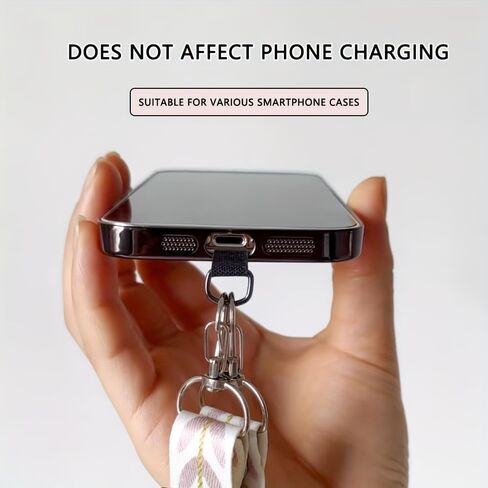 Mobile Phone Lanyards with Leaf, Long and Wide Shoulder Straps, Adjustable, Sturdy, Durable for All Kinds of Smartphones in Saudi Arabia