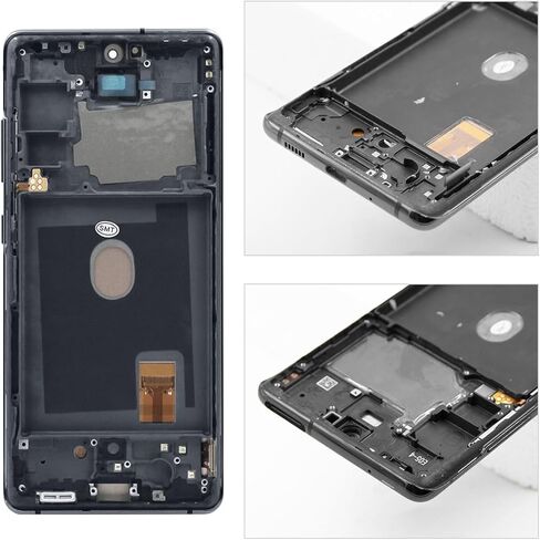 شاشة LCD بديلة لهاتف Samsung Galaxy S20 FE 5G لهاتف Galaxy S20 FE SM-G781 G781B G781U G781F/DS G781W شاشة LCD تعمل باللمس مقاس 6.5 بوصة (أسود مع إطار) in Kuwait