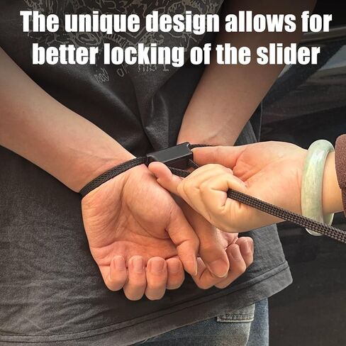 Disposable Handcuffs for Emergency, Roleplay & Security – Dual-Use Ankle & Wrist Restraints, Lightweight Nylon Tie Straps with Quick-Loop Buckle for Law Enforcement (5-Pack) (Black) in Saudi Arabia