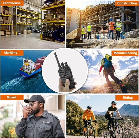 H888S （4 Pack） Walkie Talkies Handheld Two Way Radio with Original Earpieces, 2-Way Radios UHF Handheld Transceiver Walky Talky, with 2-in-1 Type-C Charging Cable&Charging Station（4 Pack） in Saudi Arabia