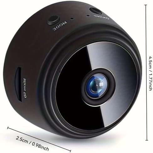 Mini Wireless Security Camera Rechargeable WiFi Camera, Portable Indoor Monitoring Camera with App Control and HD Video in Saudi Arabia